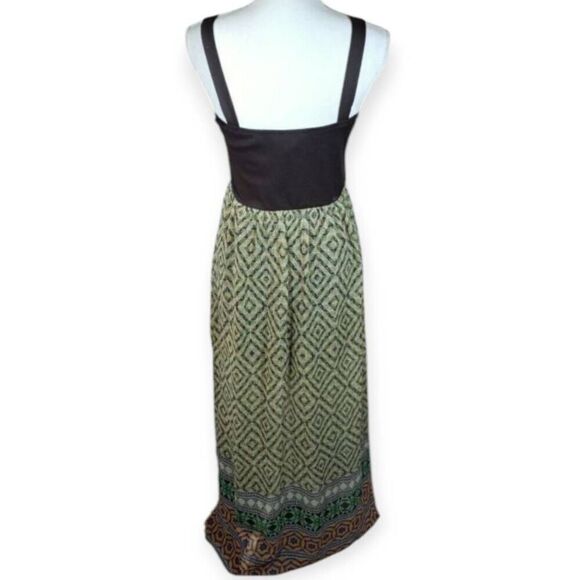 FINESSE BLACK MULTICOLOR MAXI DRESS SZ.M EUC. - Picture 5 of 7